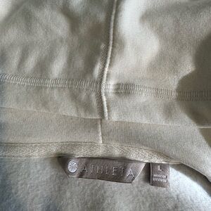 Athleta Cream Hoodie